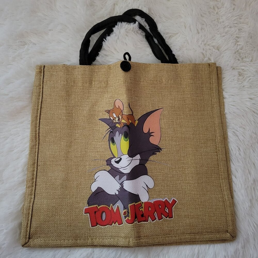 Tom & Jerry Linen Tote Bag